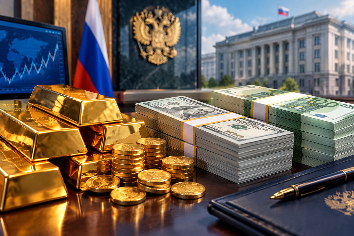 Закупки золота и валюты Минфином нарастят в 5 раз