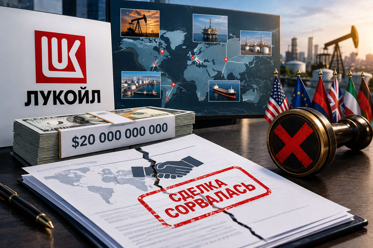 Зарубежные активы Лукойла на 20 млрд.$ продать не удалось — сделка сорвалась