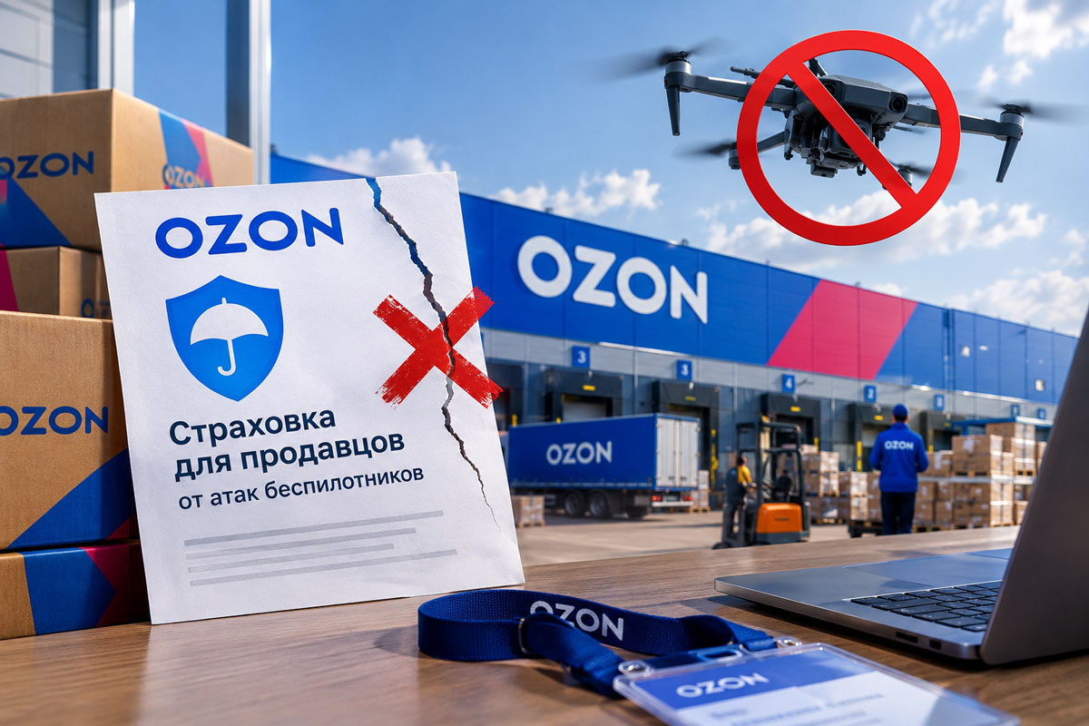 Страховки OZONа для продавцов от атак беспилотников больше не будет